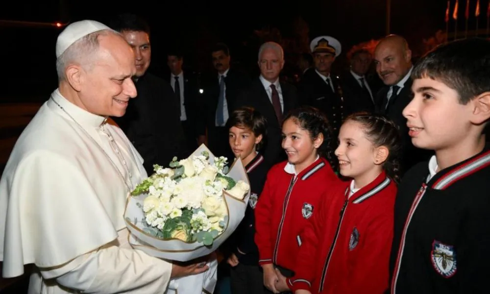 León XIV en Estambul. Foto: Vatican News