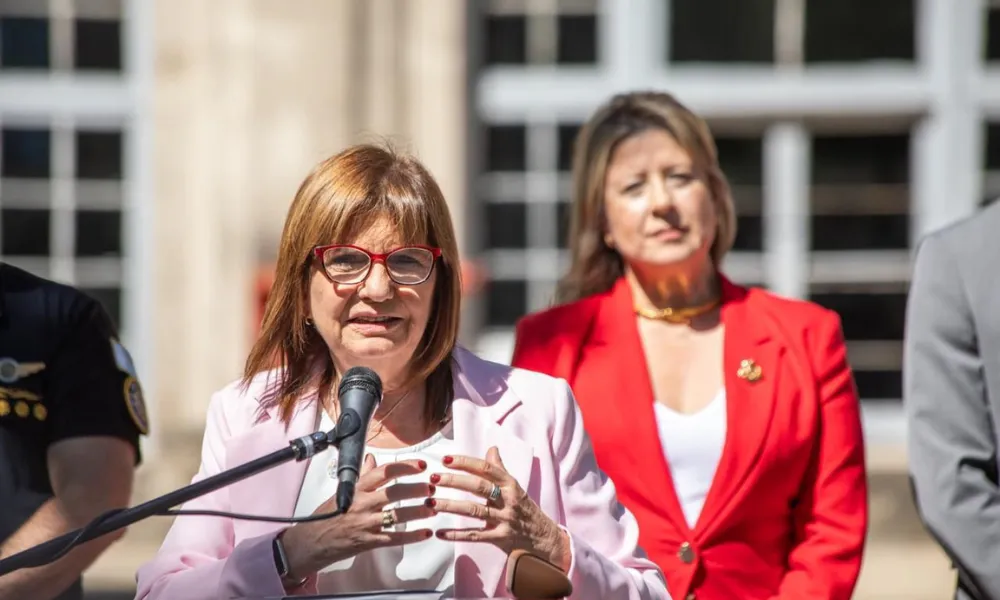 Ministra de seguridad, Patricia Bullrich