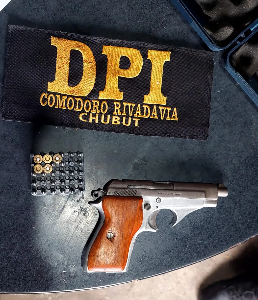 Secuestro de armas en Comodoro