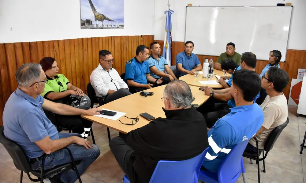 Trelew coordina operativo para los festejos de Año Nuevo