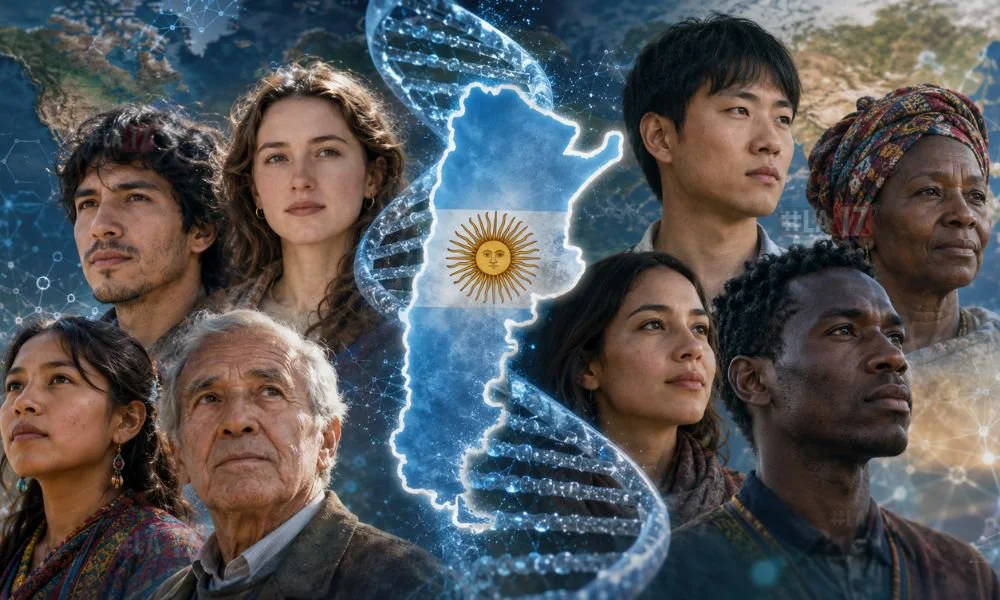 ADN argentino tiene raíces en cuatro continentes