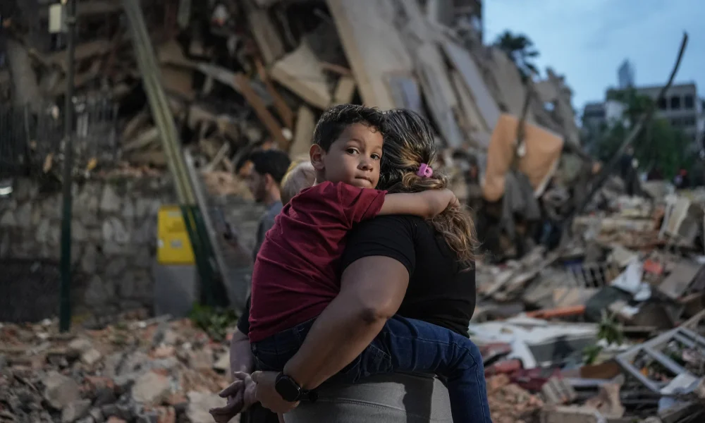 Miles de niños y niñas fueron afectados por los terremotos en Venezuela. Foto MANAURE QUINTERO. AFP/Página|12