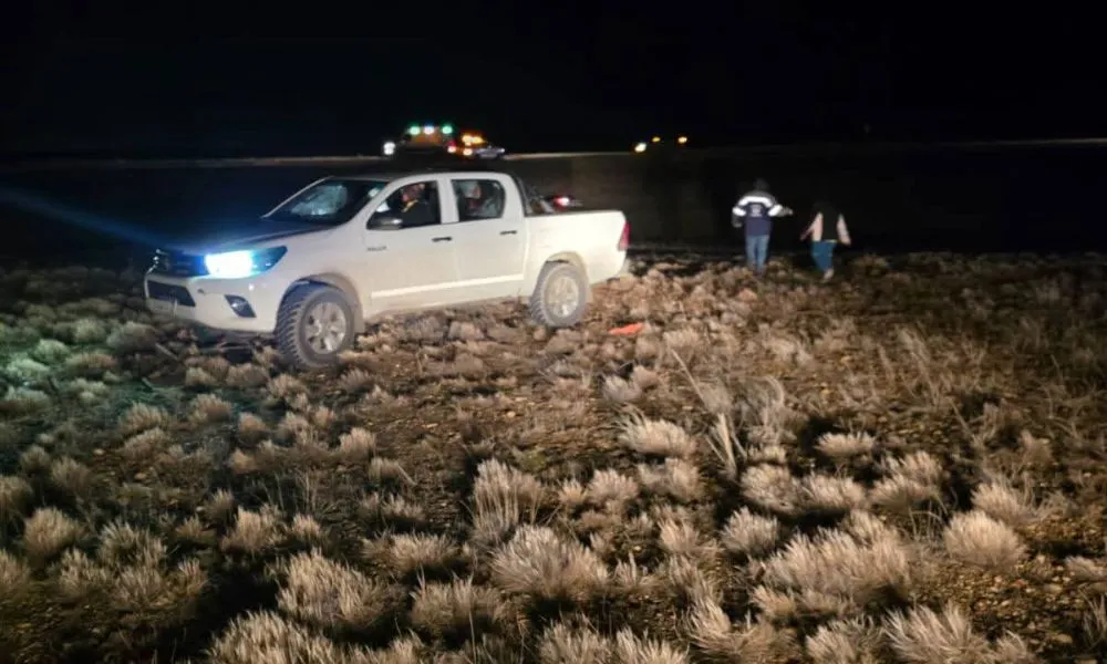 Rescate 3 ccidente fatal en la ruta 3 Foto JOSÉ SILVA LA OPINIÓN AUSTRAL