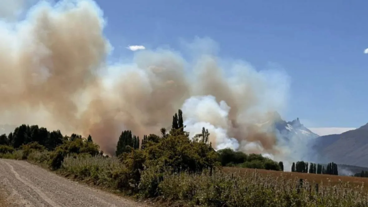 incendio en Cholila