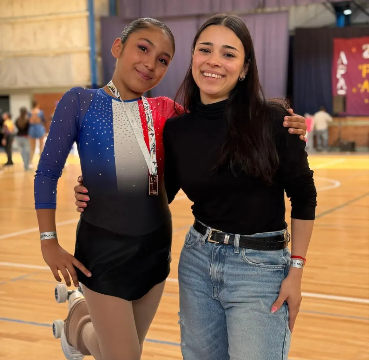 Las patinadoras de Ferro en el Campeonato Provincial de Patín Artístico