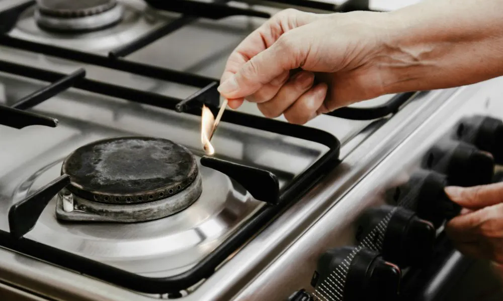 cocina a gas imagen ilustrativa