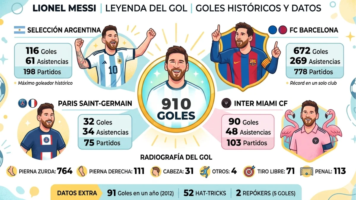 Goles de Messi. -3