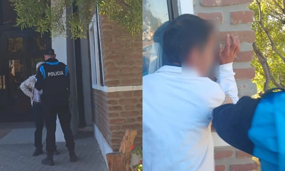 Agredió a una conductora con una botella y fue detenido