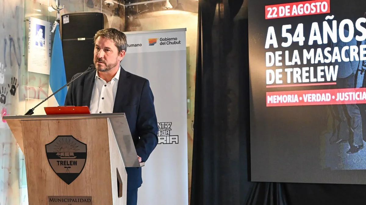 Gerardo Merino. Foto Prensa Municipalidad de  Trelew