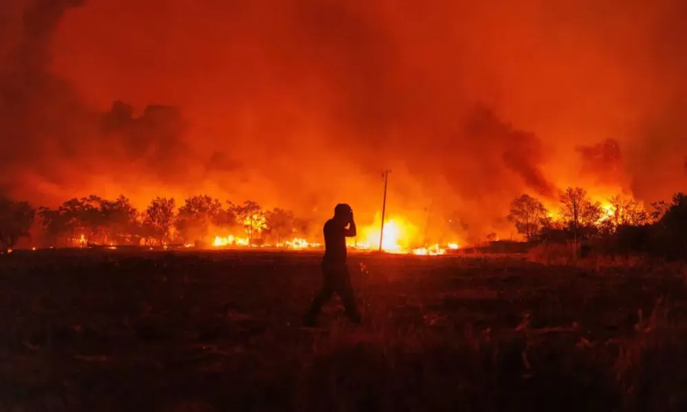 Incendios en Chile. Foto Ámbito