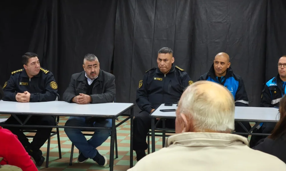 Reunión por seguridad en zona de chacras