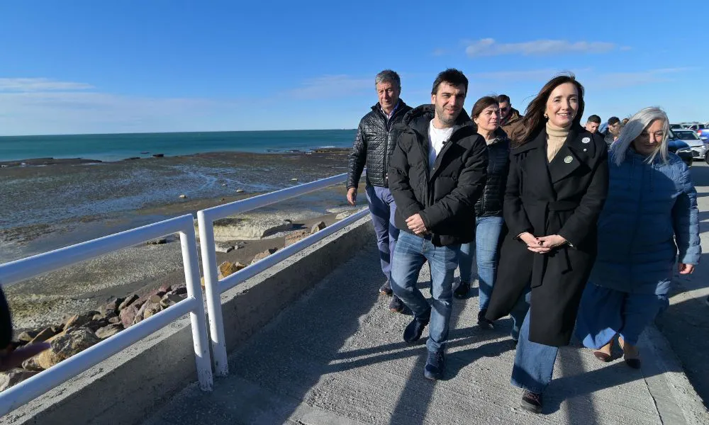 Ignacio Torres y Victoria Villarruel en Comodoro