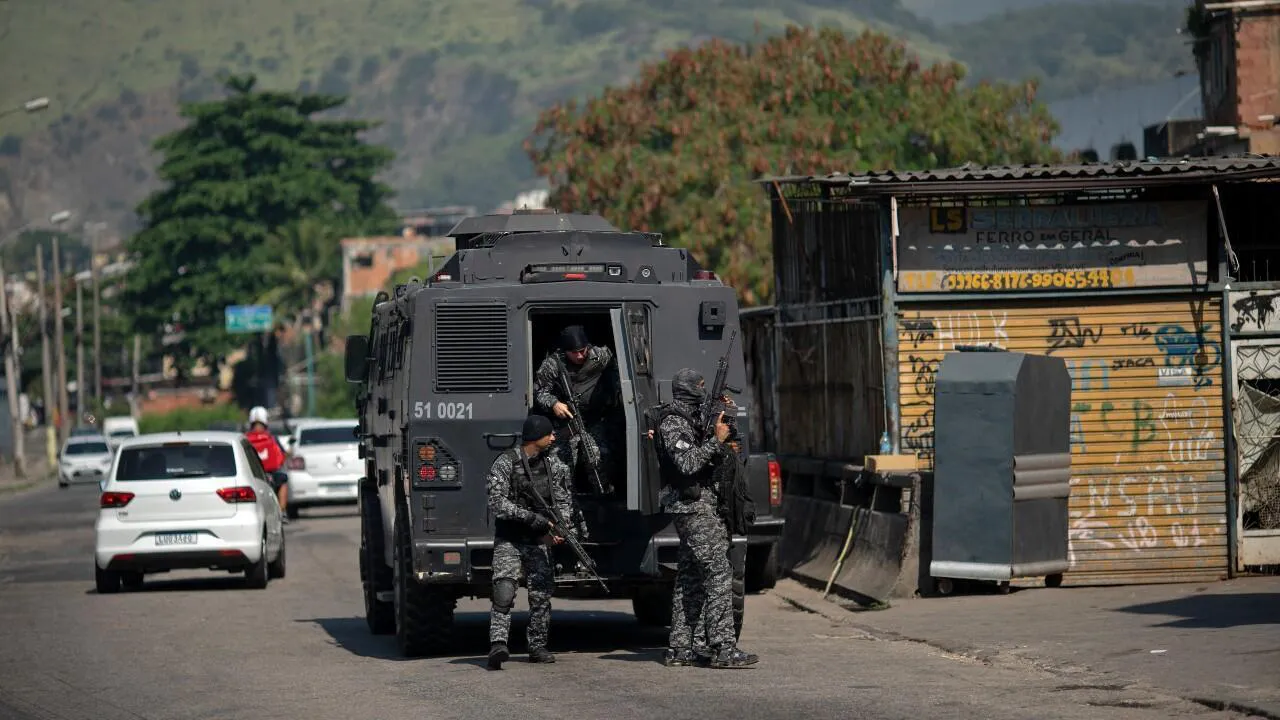 OPERATIVO POLICIAL EN RÍO DE JANEIRO DEJA CINCO MUERTOS Foto: AFP