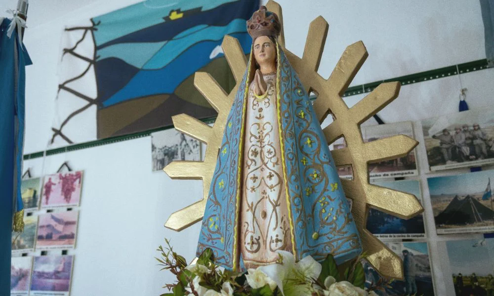 Virgen Malvinera en Rawson