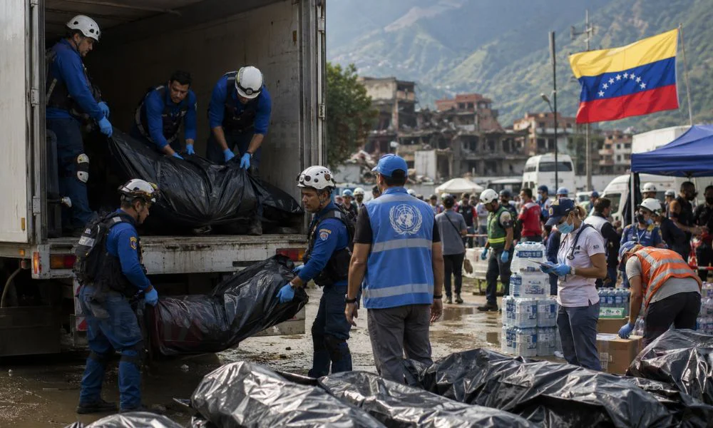 La ONU enviará bolsas mortuorias a Venezuela. Imagen ilustrativa creada con IA por #LA17