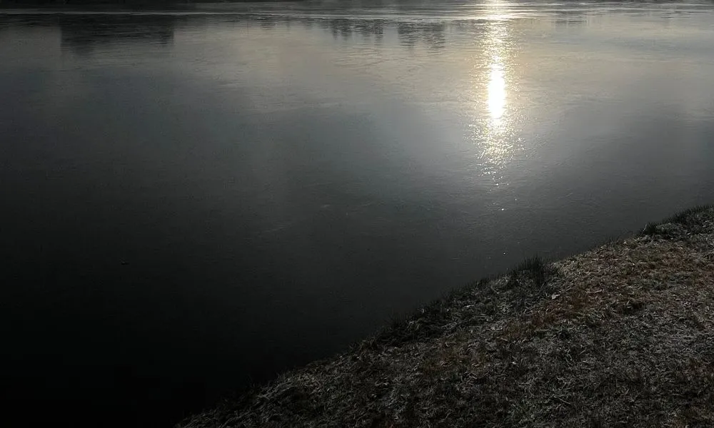 Laguna Chiquichano congelada