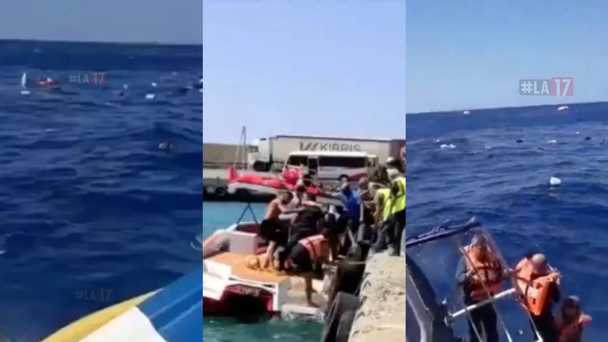 Rescate en Chipre por el hundimiento de un ferry