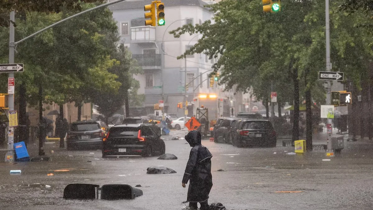 Temporal en New York (Infobae)