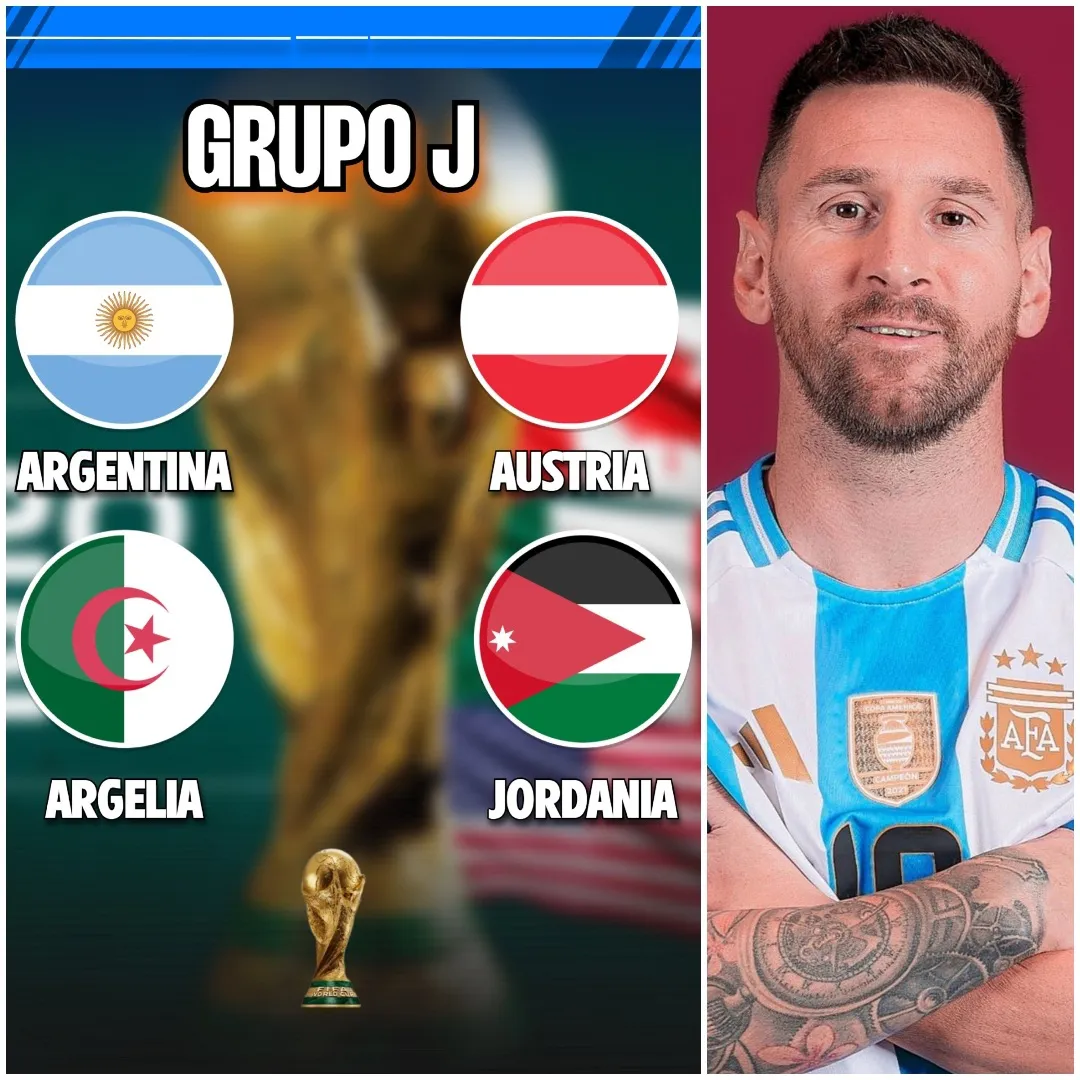 La Selección Argentina ya tiene el panorama completo del Grupo J. 2