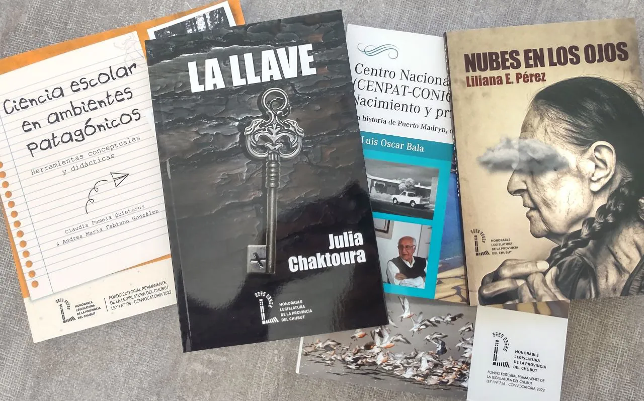 Libros premiados con el fondo editorial de la Legislatura