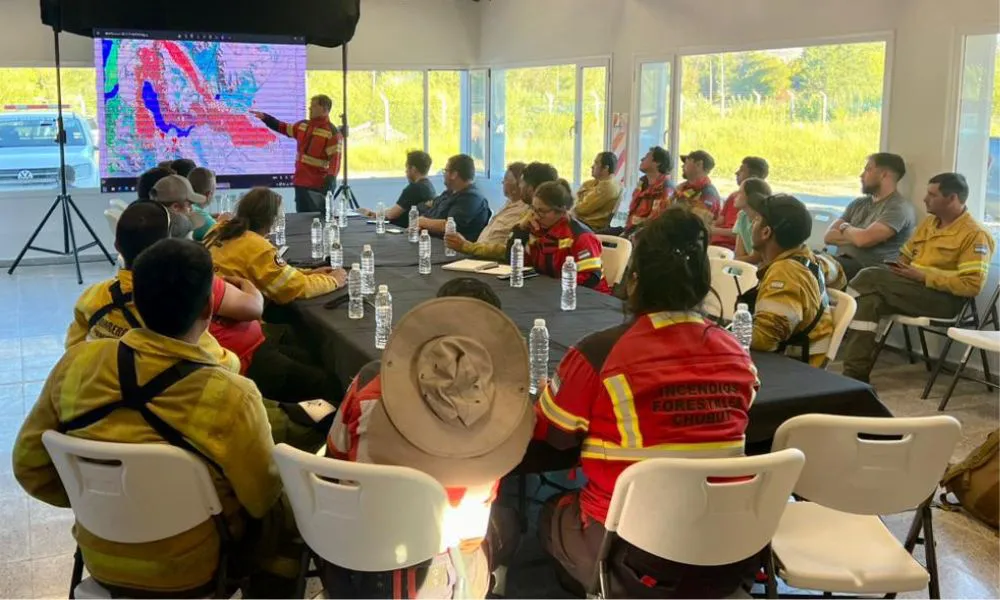 Comité de emergencia incedios en Chubut