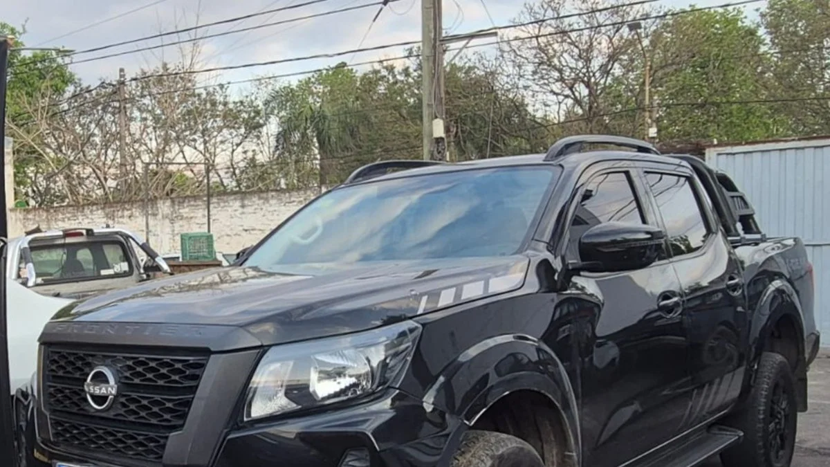 Camioneta secuestrada