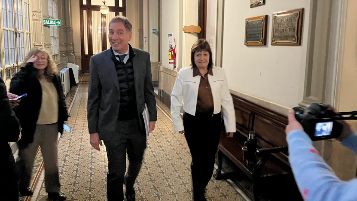 Diego Santilli y Patricia Bullrich Foto NA