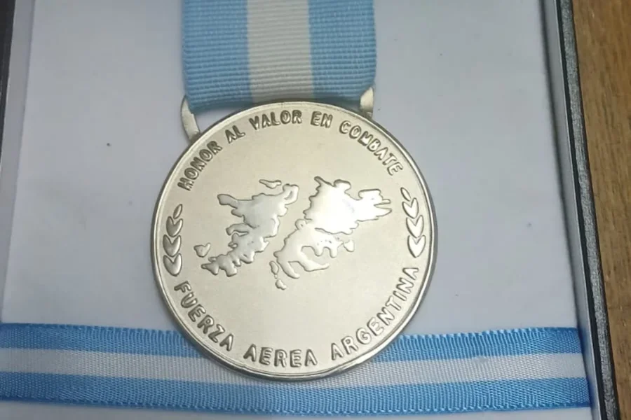 Recuperaron la medalla de un veterano de Malvinas