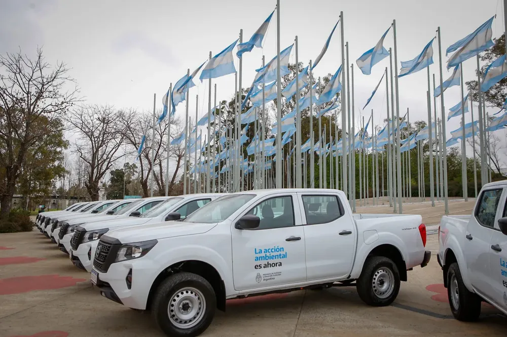 camioneta Ministerio de Ambiente