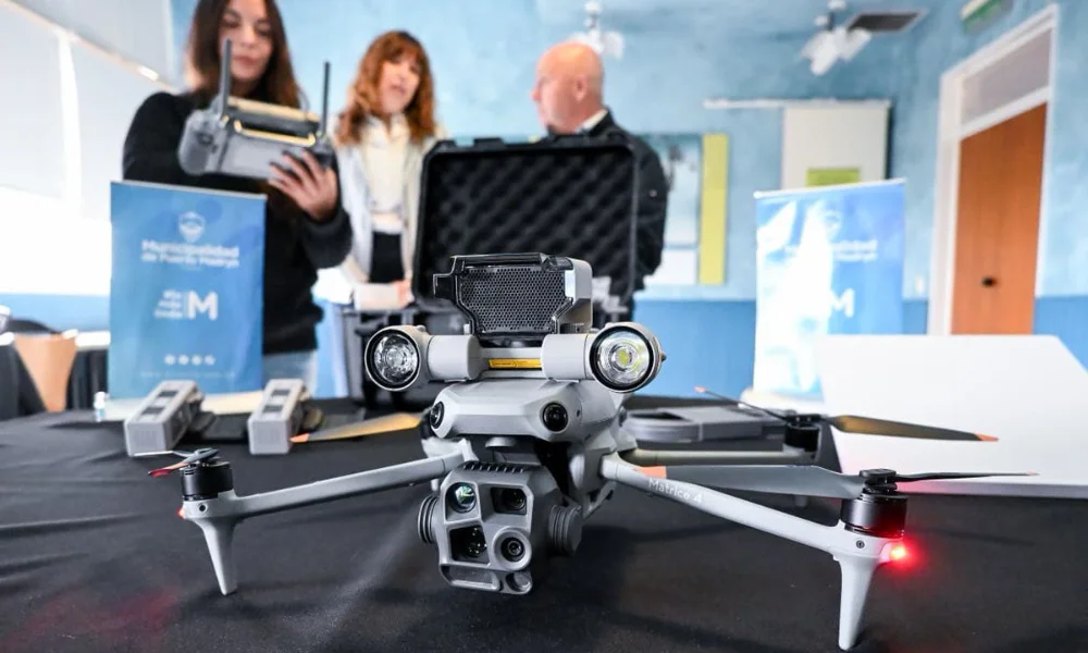 Dron Térmico donado por ALUAR