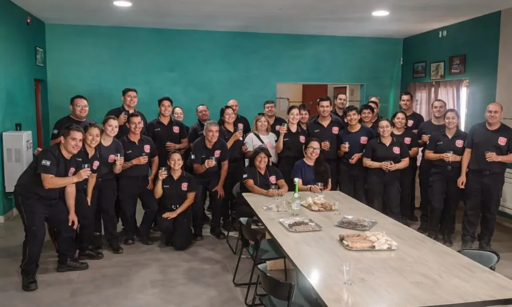 Bomberos voluntarios de Trelew cerraron el año