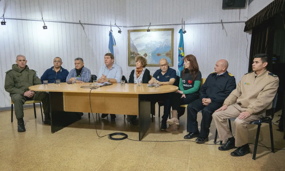 Presentación de la visita a Rawson de la Virgen Malvinera