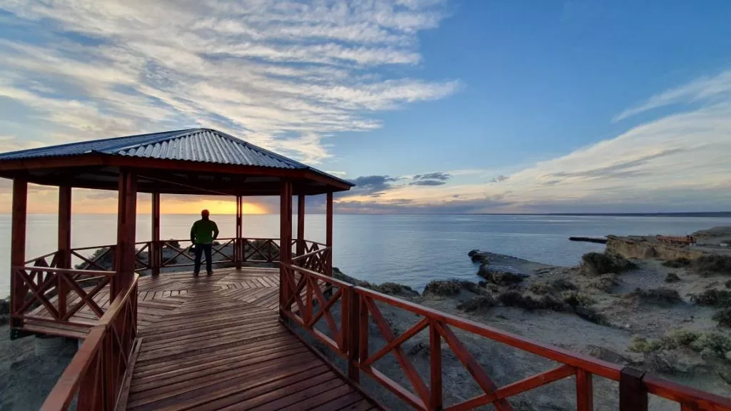 Mirador en Lobería de Punta Pirámides