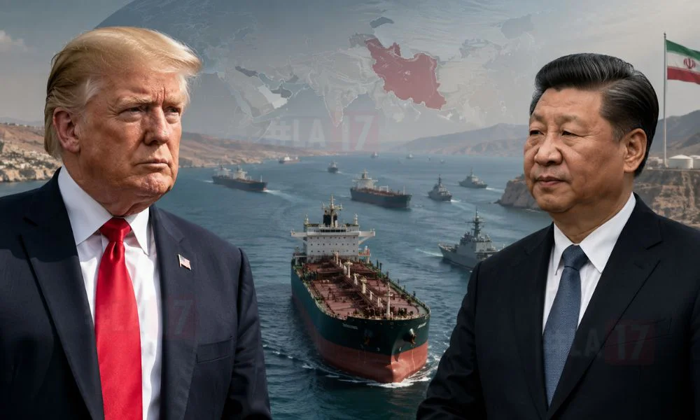 Donald Trump y Xi Jinping. Imagen creada con IA generativa por #LA17