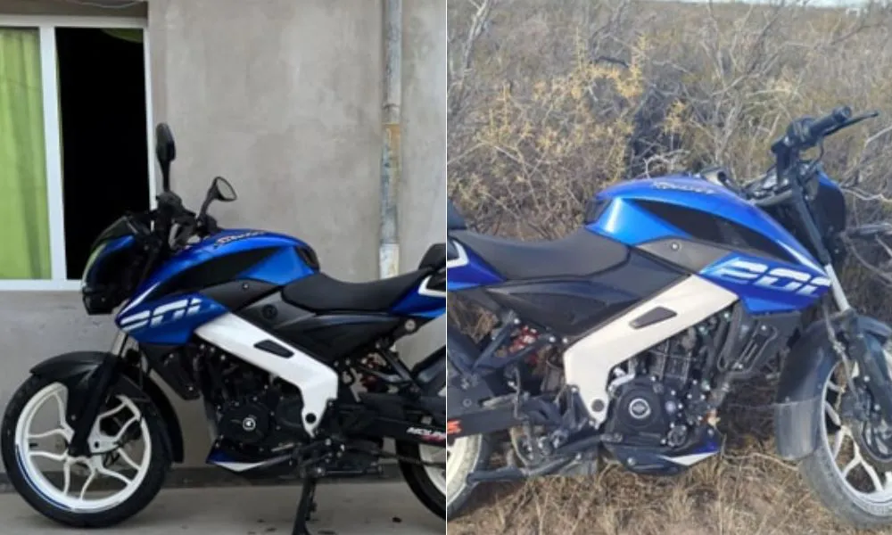 encuentran moto robada