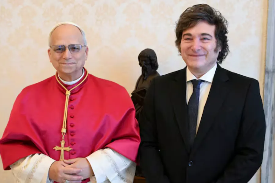 EL Papa y Milei