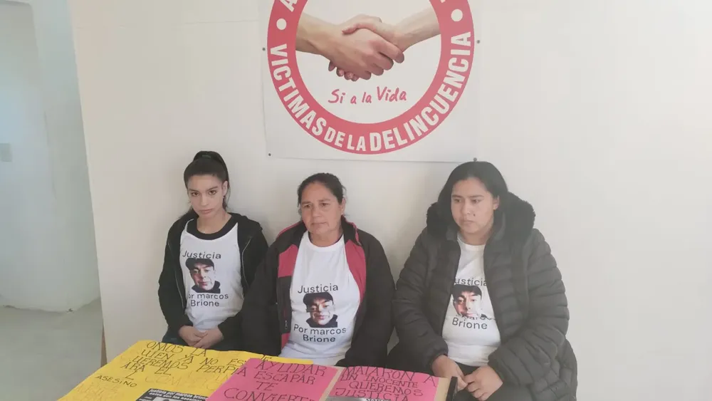 Familiares de Marcos Briones