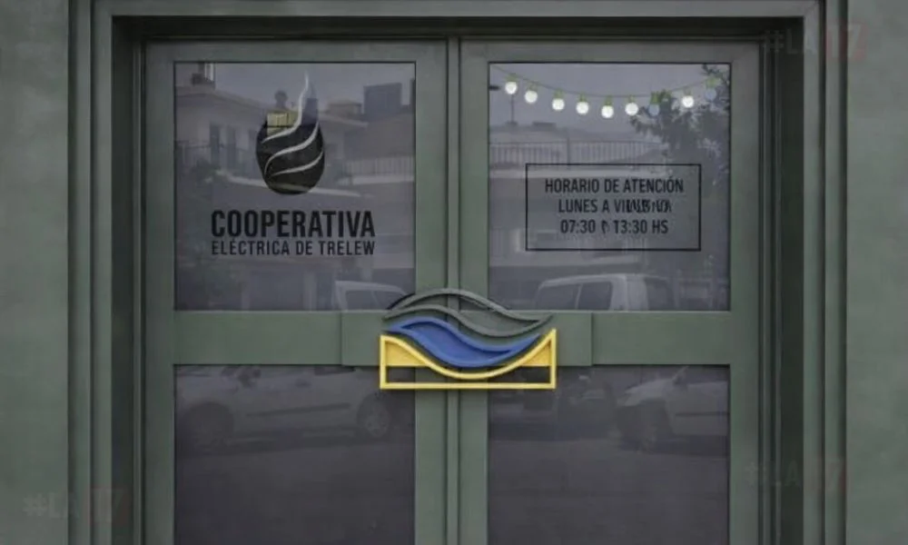 Cooperativa de Trelew imagen reeditada por LA17