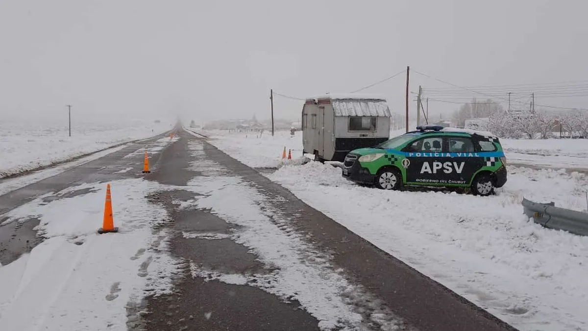 Ruta 3 con nieve