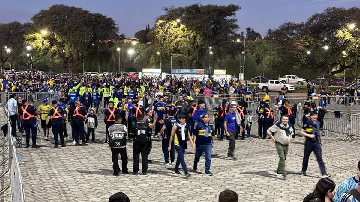 Operativo en el Kempes. Foto Canal C