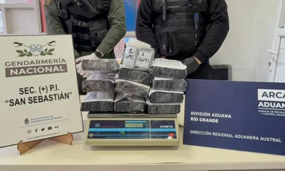 Gendarmes hallaron cocaína y pastillas de metadona ocultas en un camión