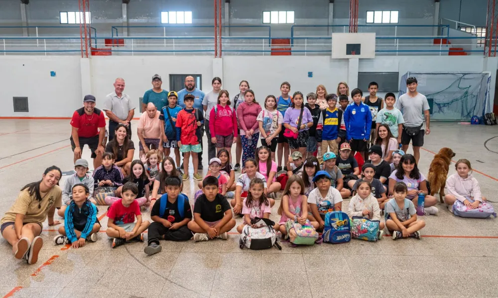 Comienzo de la Colonia de vacaciones en Gaiman