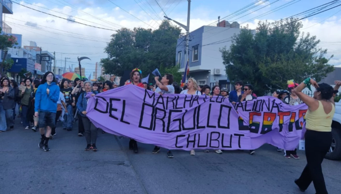 Marcha del orgullo en Trelew