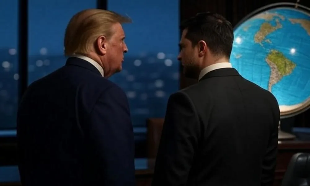 Zelenski y Trump imagen ilustrativa generada por LA17