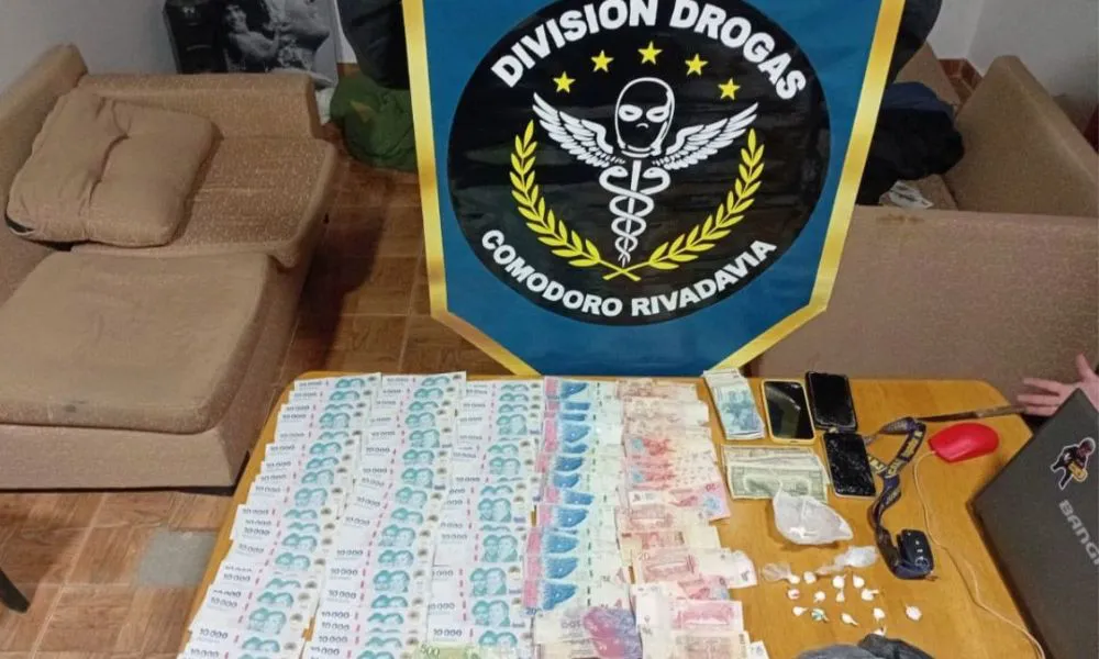 Operativo viendo blanco drogas en Chubtu