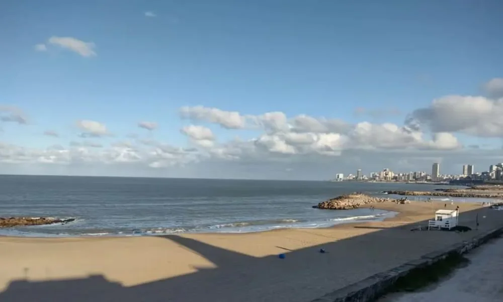 Playa La Perla. Foto El Marplatense