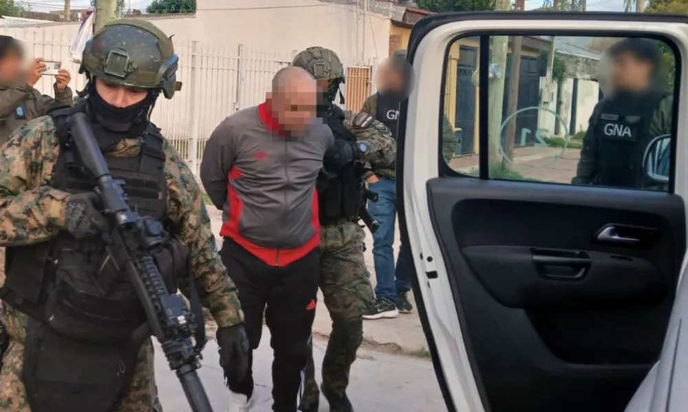 Delincuente narco detenedio por Gendarmería
