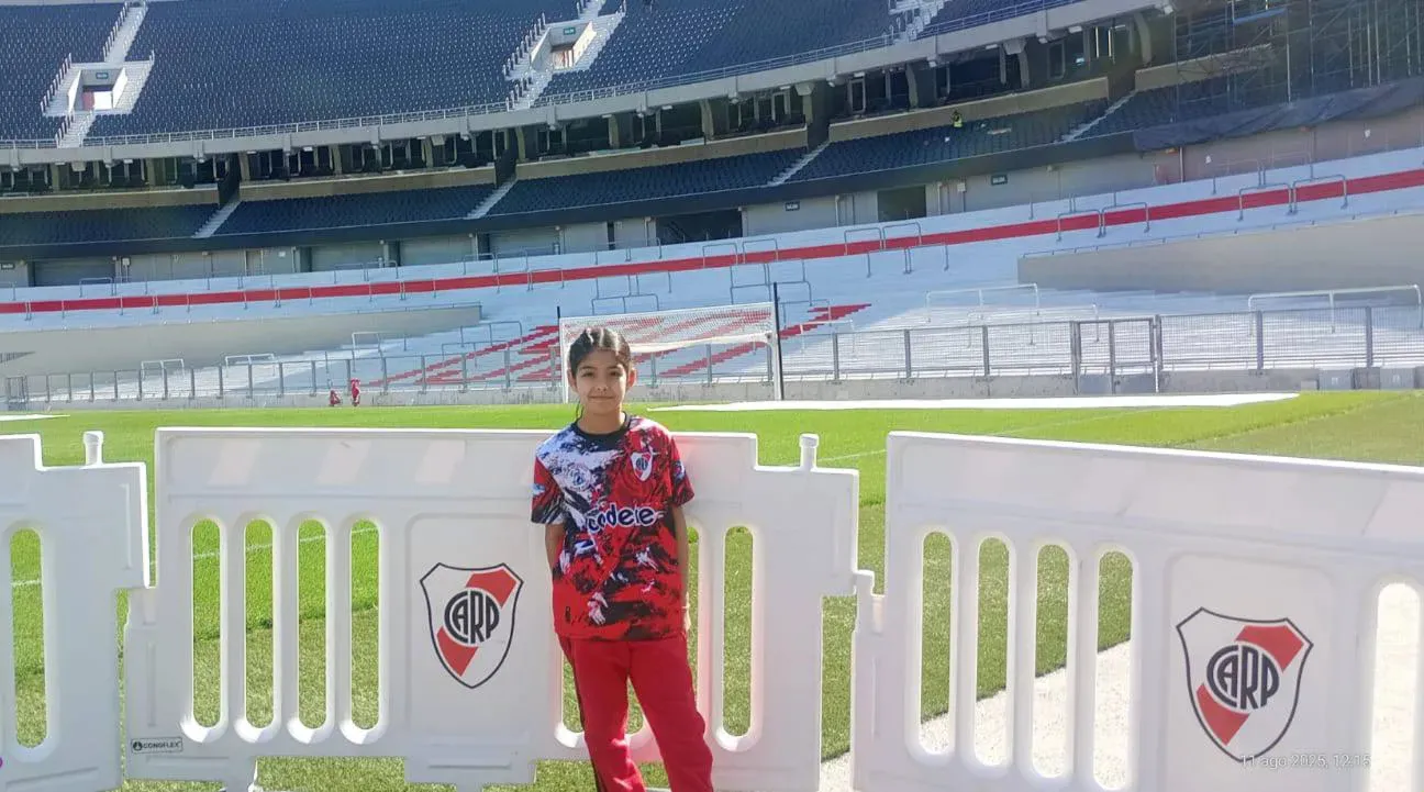 Antonella Monzón tiene solo 10 años