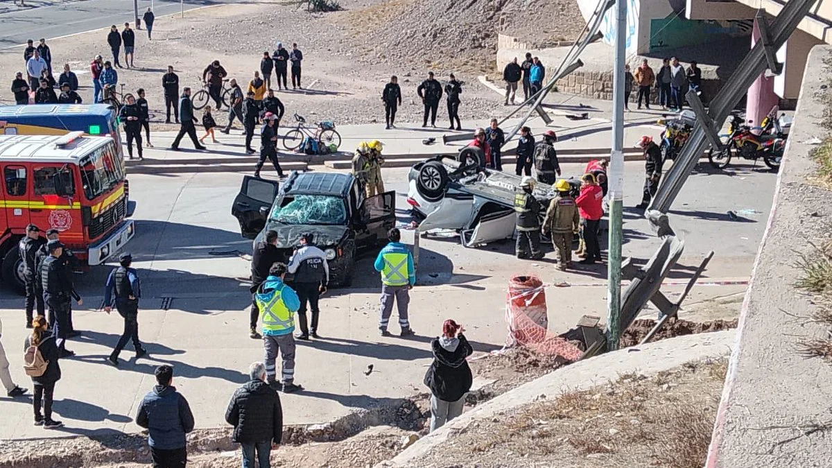 Accidente en Mendoza. Foto Diario Mendoza