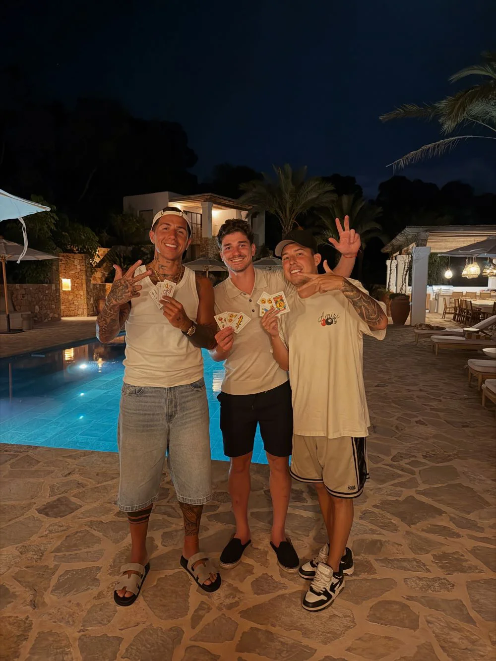Enzo, Julián, Martínez y Almada aprovecharon el receso europeo. 2